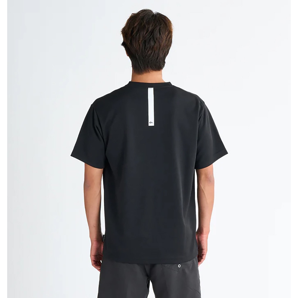 クイックシルバー（Quiksilver）（メンズ）ラッシュガード 半袖 COMP LOGO ショートスリーブ サーフTシャツ ラッシュガード 25SPQLY251018BLK