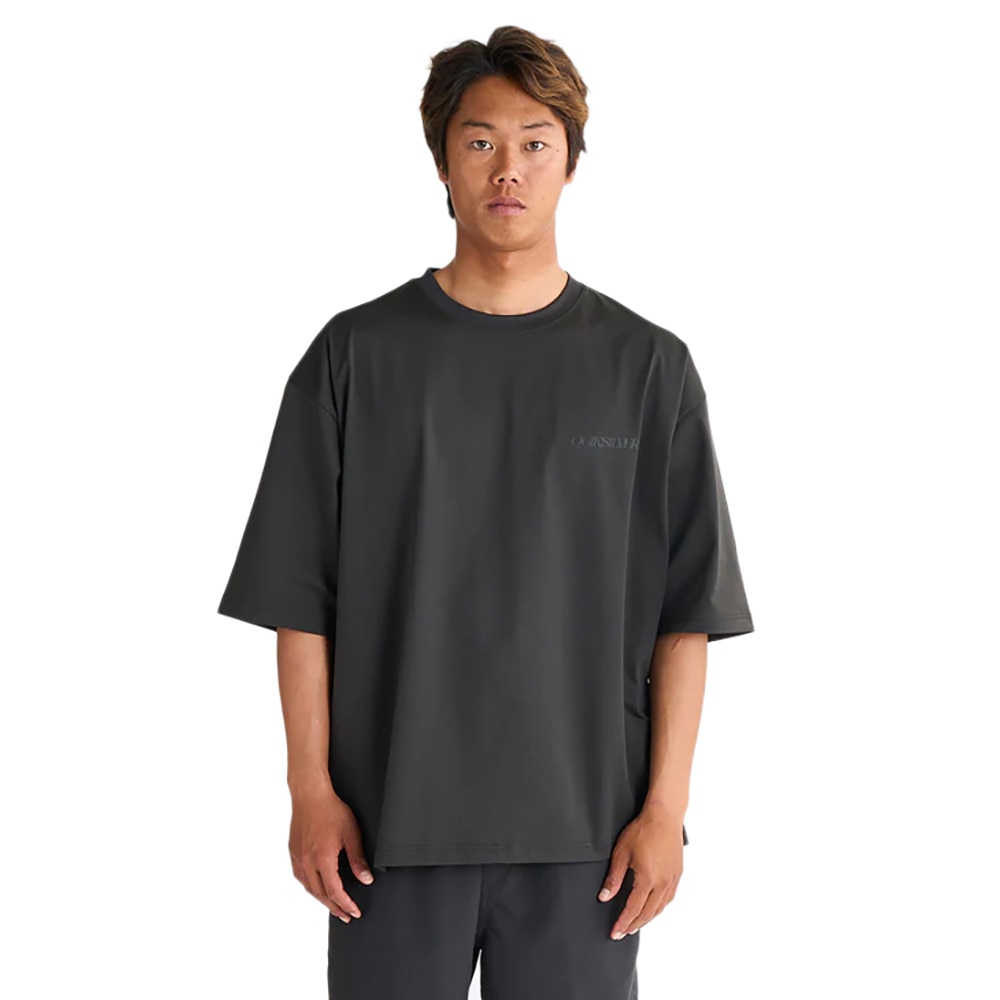 クイックシルバー（Quiksilver）（メンズ）ラッシュガード 半袖 GW INTERCONNECT ショートスリーブ サーフTシャツ ラッシュガード 25SPQLY251022BLK