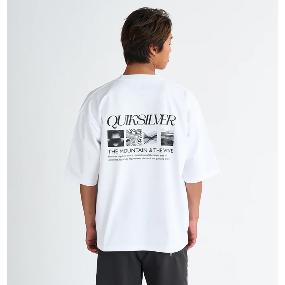 クイックシルバー（Quiksilver）（メンズ）ラッシュガード 半袖 GW INTERCONNECT ショートスリーブ サーフTシャツ ラッシュガード 25SPQLY251022WHT