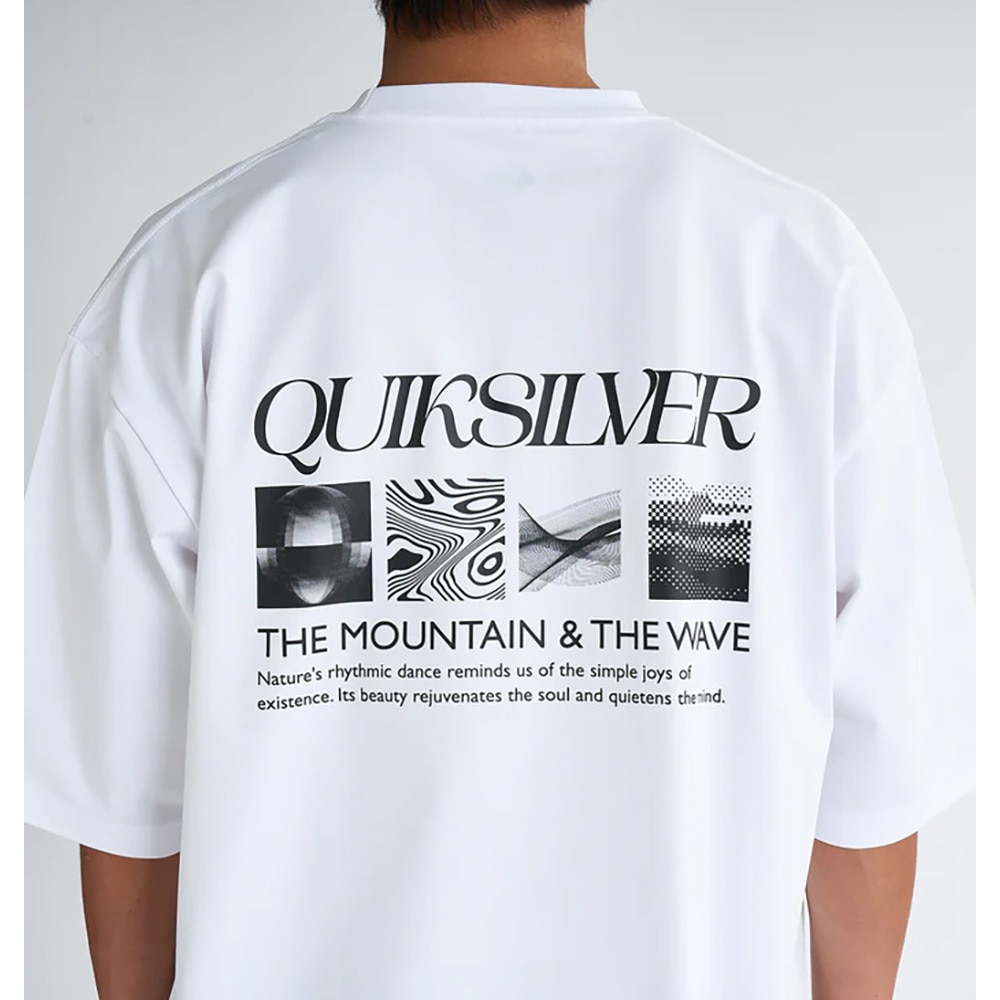 クイックシルバー（Quiksilver）（メンズ）ラッシュガード 半袖 GW INTERCONNECT ショートスリーブ サーフTシャツ ラッシュガード 25SPQLY251022WHT