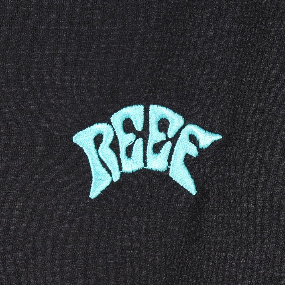 リーフ（REEF）（メンズ）ラッシュガード 半袖 ブラック Tシャツ RFTEM2521-BK/AQ