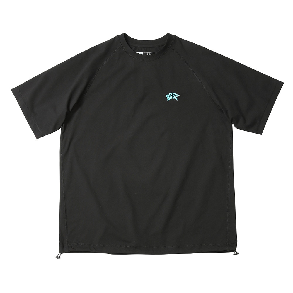 リーフ（REEF）（メンズ）ラッシュガード 半袖 ブラック Tシャツ RFTEM2521-BK/AQ