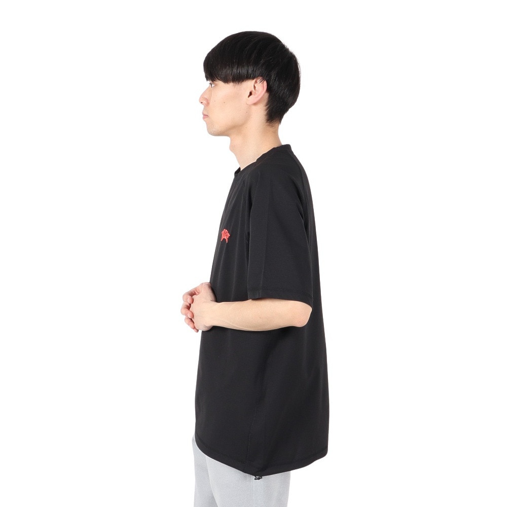 リーフ（REEF）（メンズ）ラッシュガード 半袖 ブラック Tシャツ RFTEM2521-BK/CR