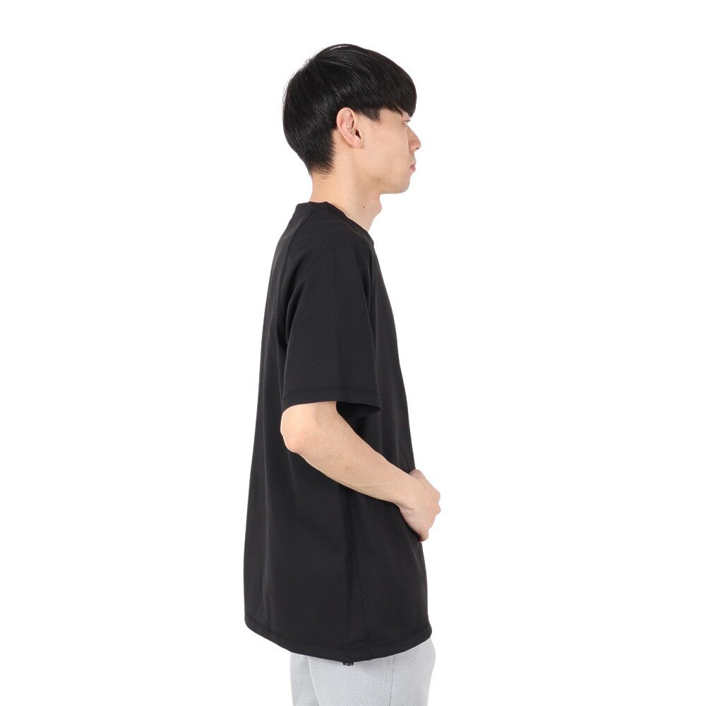 リーフ（REEF）（メンズ）ラッシュガード 半袖 ブラック Tシャツ RFTEM2521-BK/CR