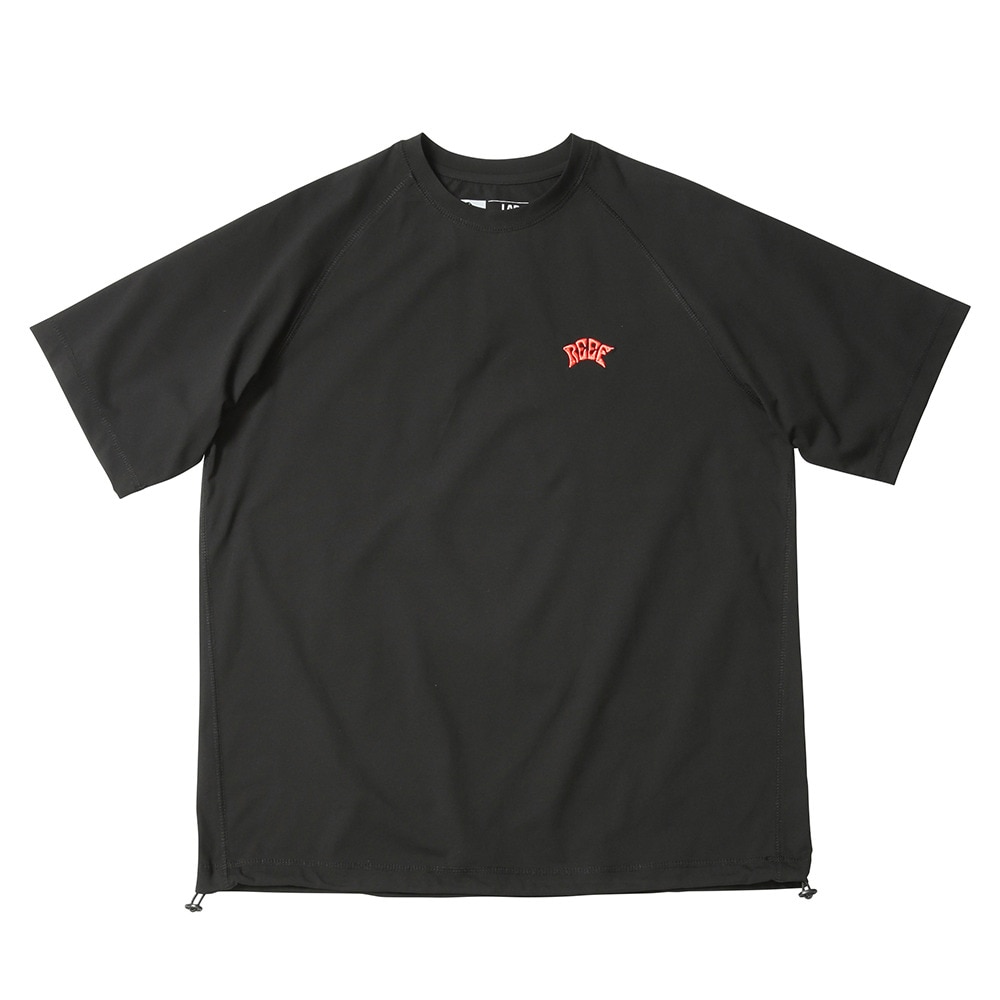 リーフ（REEF）（メンズ）ラッシュガード 半袖 ブラック Tシャツ RFTEM2521-BK/CR