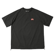 (メンズ)ラッシュガード 半袖 ブラック Tシャツ RFTEM2521-BK/CR