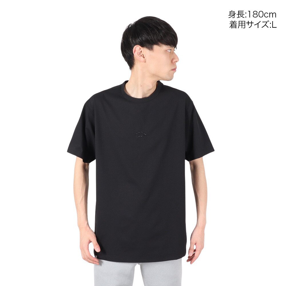 リーフ（REEF）（メンズ）ラッシュガード 半袖 ロゴ Tシャツ RFTEM2525-BLK