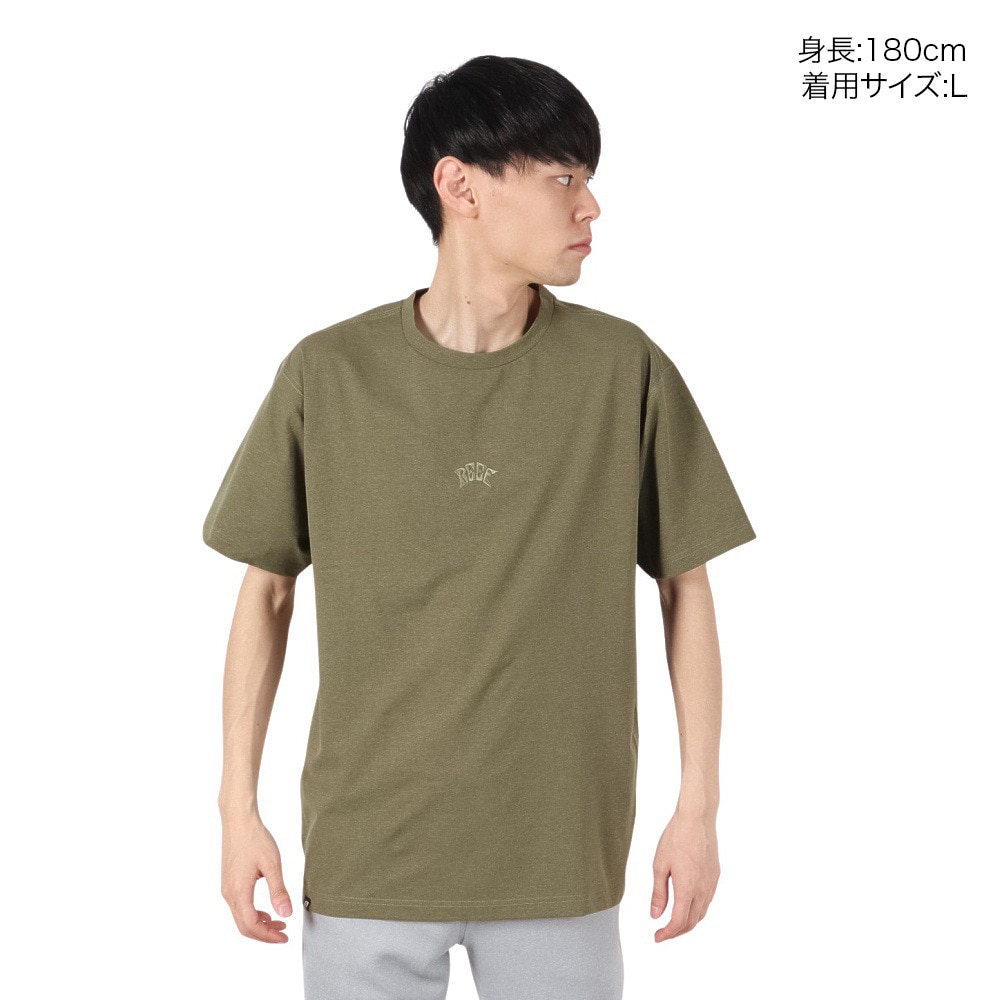 リーフ（REEF）（メンズ）ラッシュガード 半袖 ロゴ Tシャツ RFTEM2525-OLV