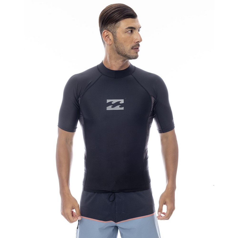 ビラボン（BILLABONG）（メンズ）ラッシュガード 半袖 ハイネック BF011850 TYE