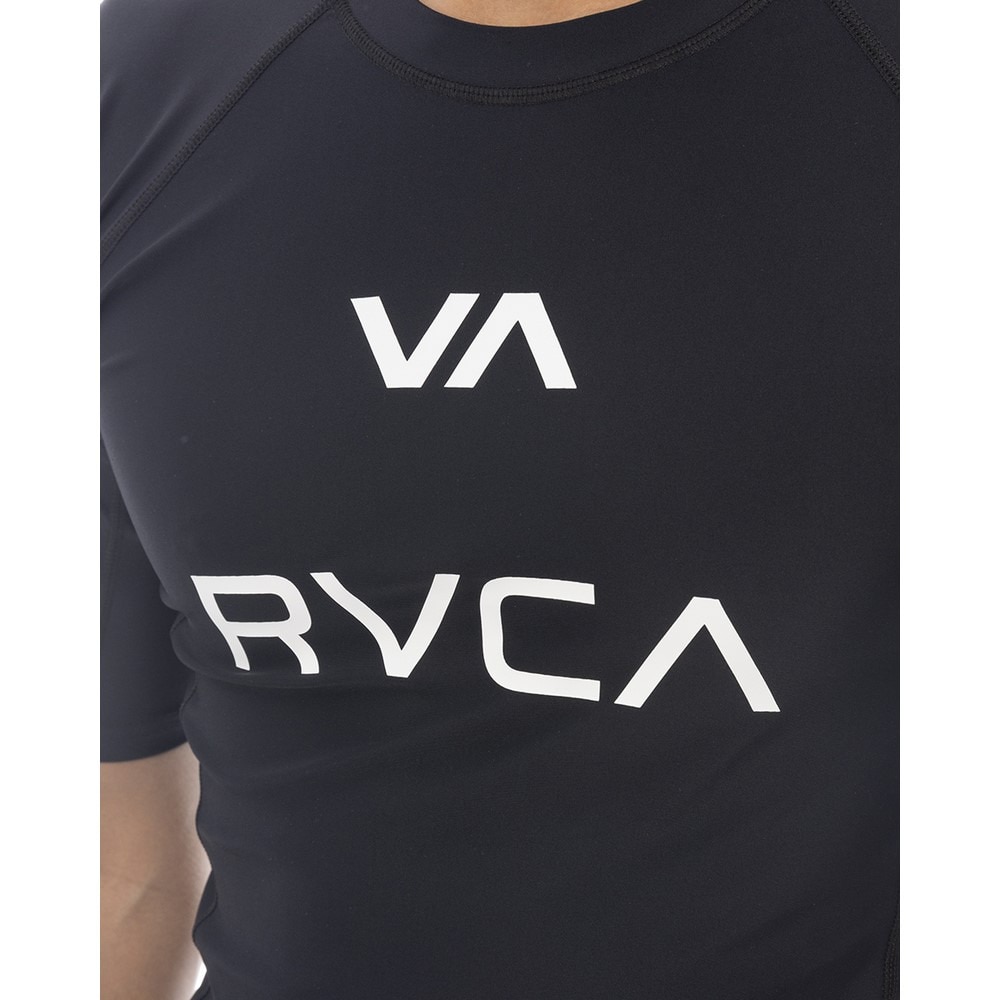 ルーカ（RVCA）（メンズ）ラッシュガード 半袖 VA RASH ショートスリーブ BF041881 BLK