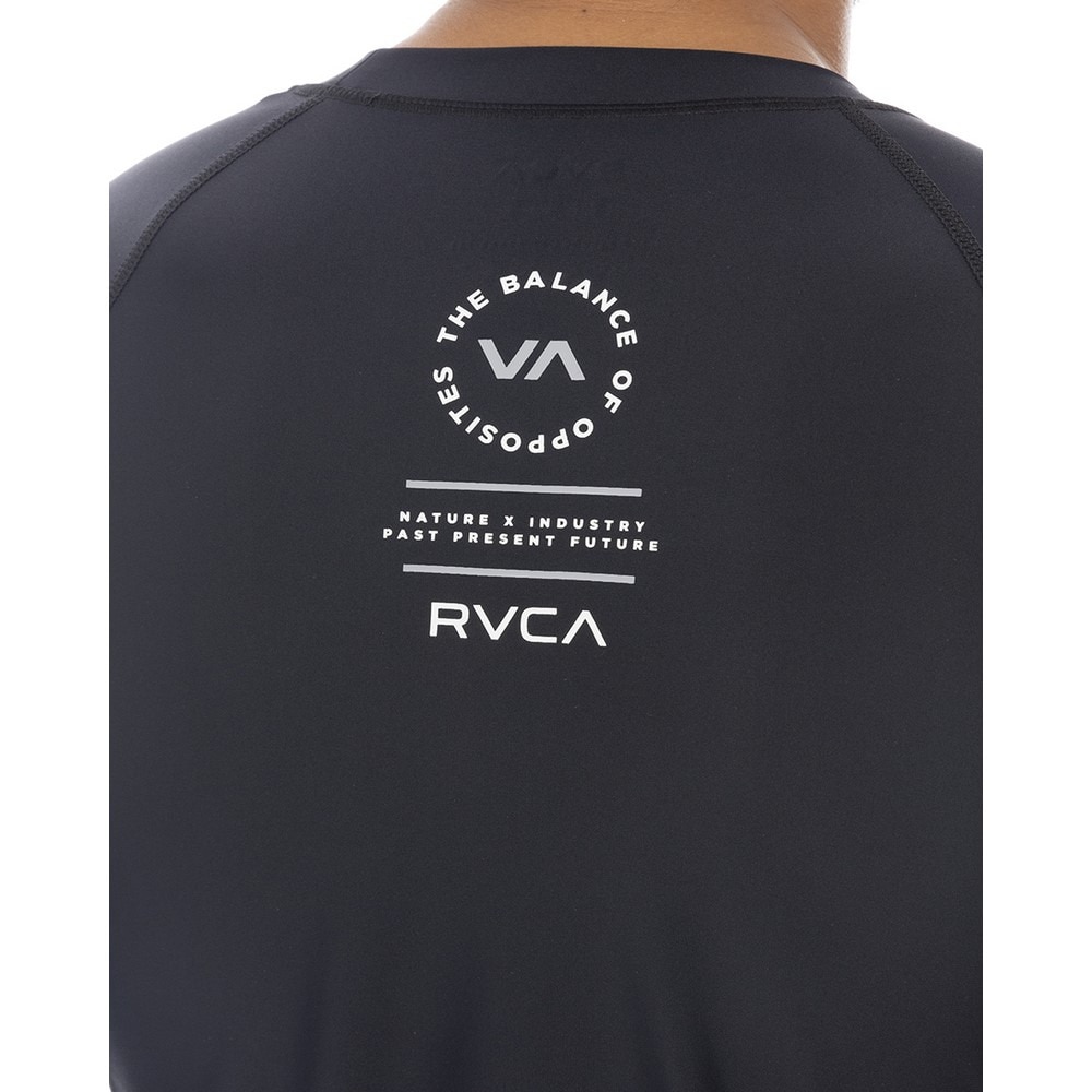 ルーカ（RVCA）（メンズ）ラッシュガード 半袖 VA RASH ショートスリーブ BF041881 BLK