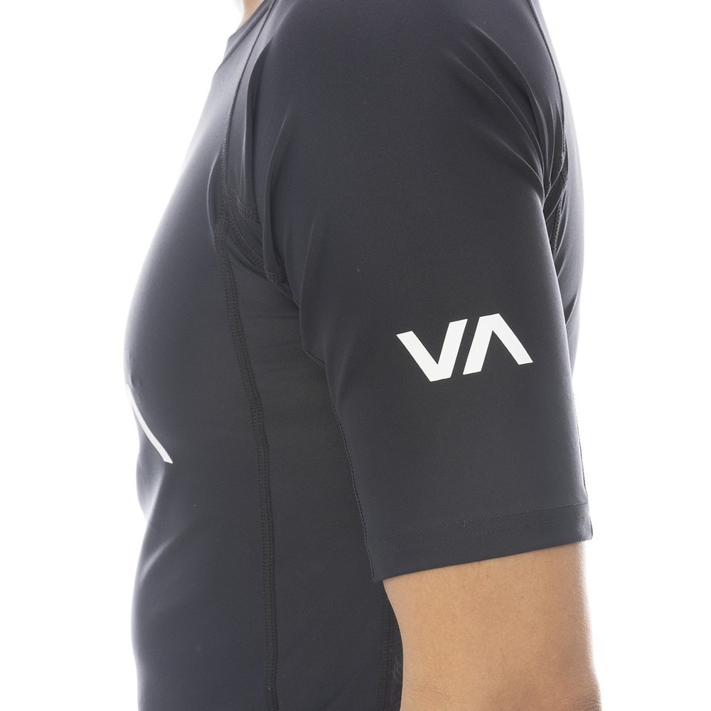 ルーカ（RVCA）（メンズ）ラッシュガード 半袖 VA RASH ショートスリーブ BF041881 BLK