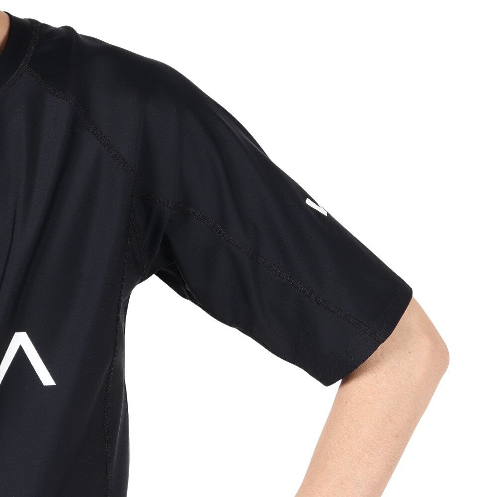ルーカ（RVCA）（メンズ）ラッシュガード 半袖 VA RASH ショートスリーブ BF041881 BLK