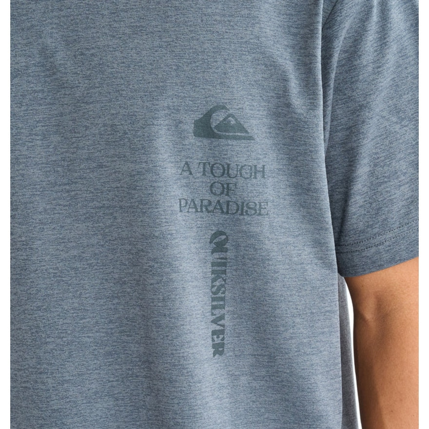 クイックシルバー（Quiksilver）（メンズ）ラッシュガード VERTICAL LOGO 半袖Tシャツ 25SUQLY252007CHC