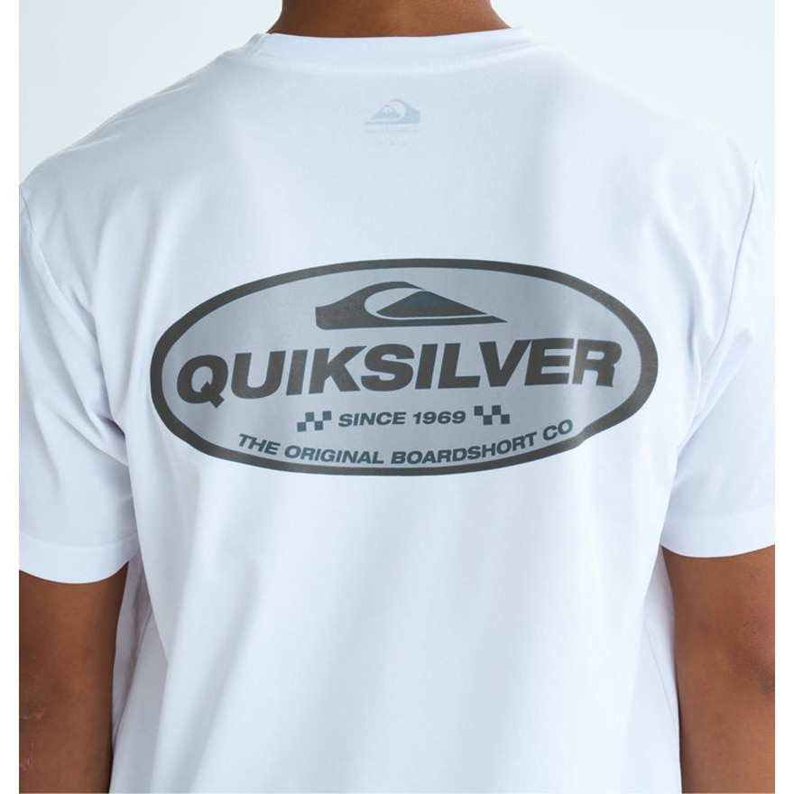 クイックシルバー（Quiksilver）（メンズ）ラッシュガード 半袖Tシャツ OFF COURSE 25SUQLY252012WHT