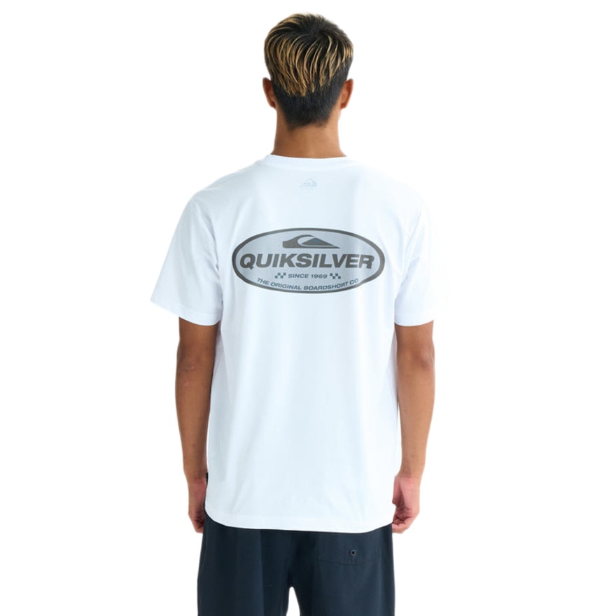 クイックシルバー（Quiksilver）（メンズ）ラッシュガード 半袖Tシャツ OFF COURSE 25SUQLY252012WHT