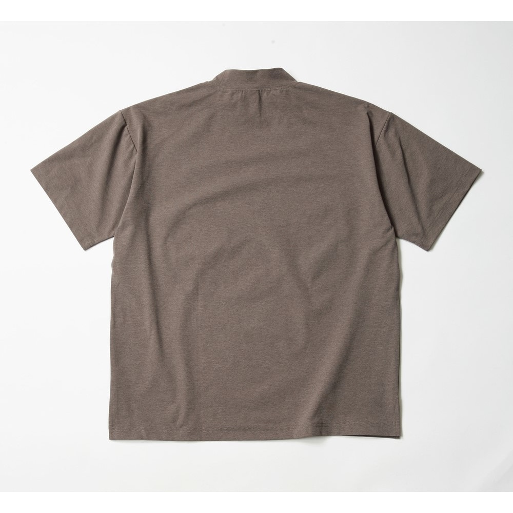 リヴィアプロジェクツ（Rivvia Projects）（メンズ）ラッシュガード 半袖Tシャツ モックネック RQ2-W07-GRG