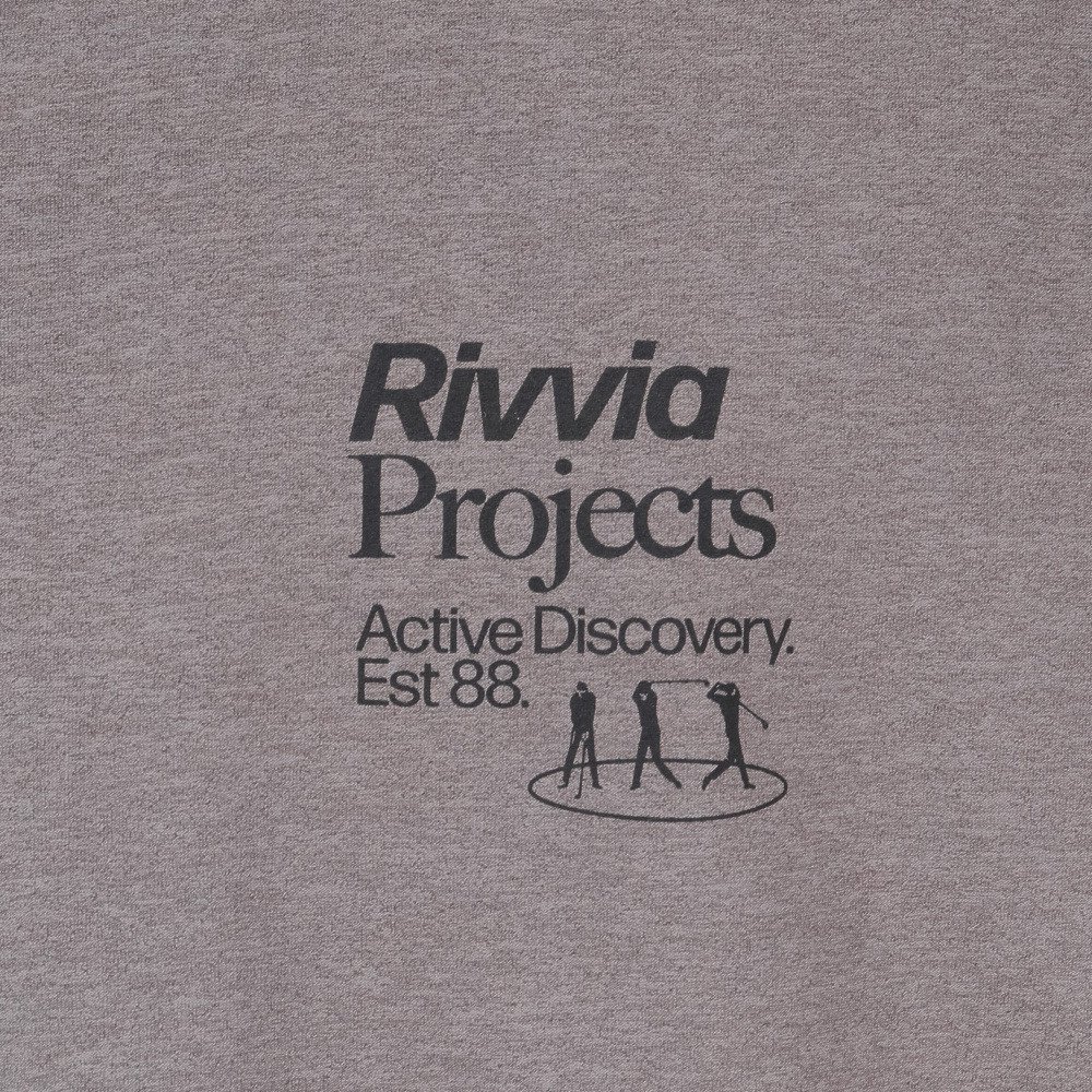 リヴィアプロジェクツ（Rivvia Projects）（メンズ）ラッシュガード 半袖Tシャツ モックネック RQ2-W07-GRG