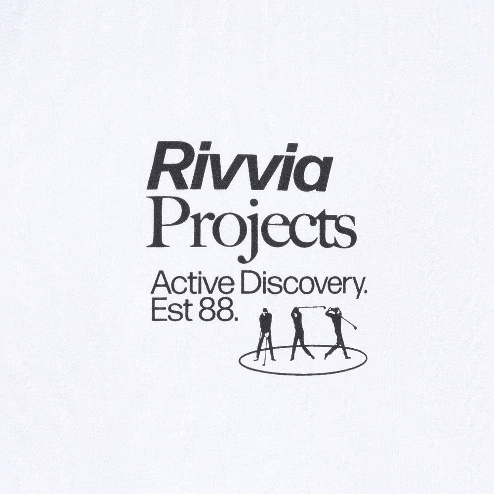 Rivvia Projects（Rivvia Projects）（メンズ）ラッシュガード 半袖Tシャツ モックネック RQ2-W07-WHT