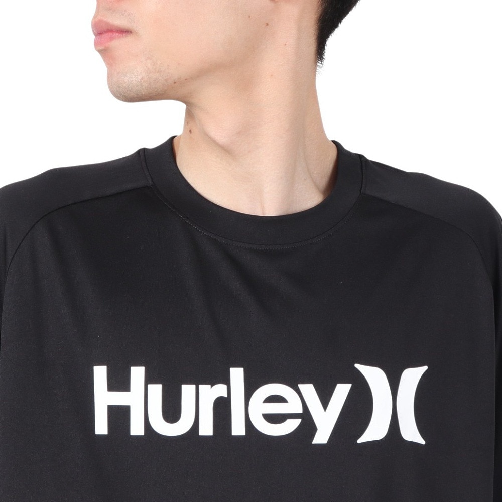 ハーレー（HURLEY）（メンズ）ファントム ラッシュガード ワンアンドオンリー 半袖 Tシャツ MSRG251006-BLK