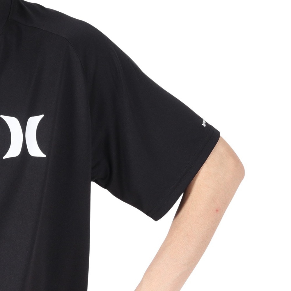 ハーレー（HURLEY）（メンズ）ファントム ラッシュガード ワンアンドオンリー 半袖 Tシャツ MSRG251006-BLK
