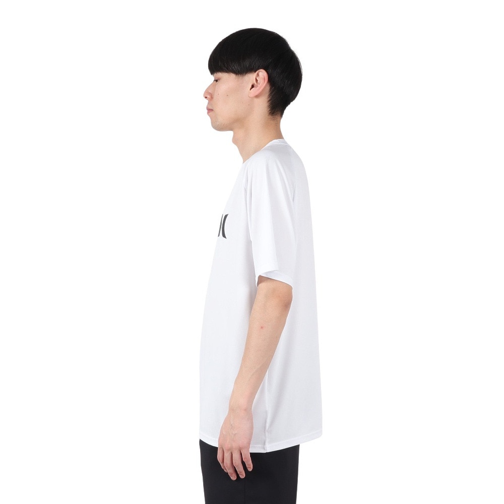 ハーレー（HURLEY）（メンズ）ファントム ラッシュガード ワンアンドオンリー 半袖 Tシャツ MSRG251006-WHT