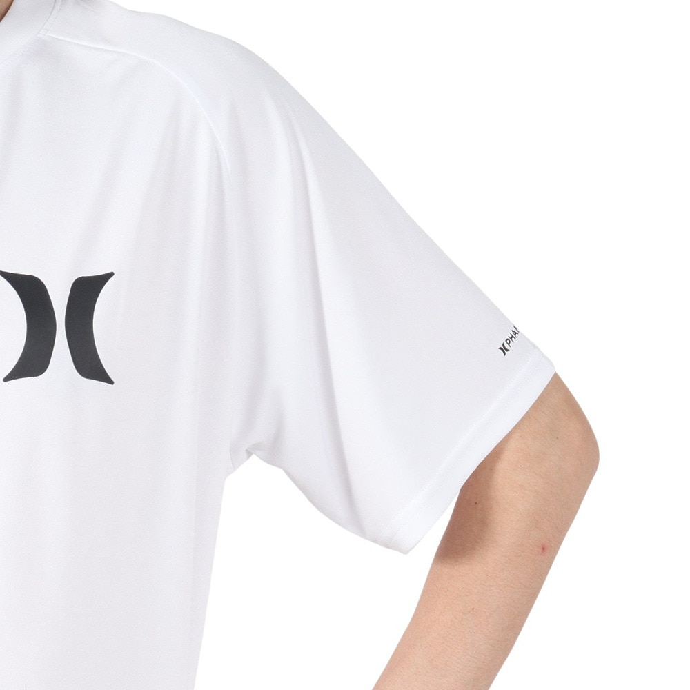 ハーレー（HURLEY）（メンズ）ファントム ラッシュガード ワンアンドオンリー 半袖 Tシャツ MSRG251006-WHT