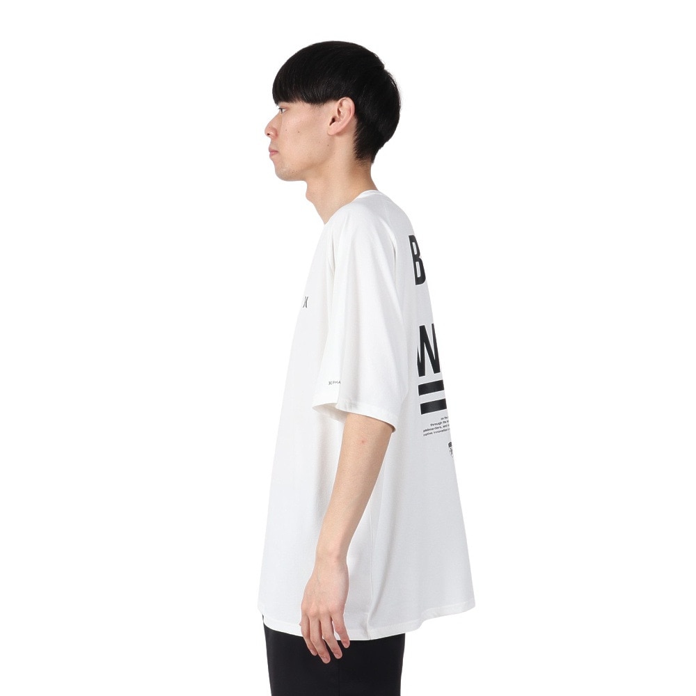 ハーレー（HURLEY）（メンズ）ファントム ボーン フロム ウォーター オーバーサイズ 半袖 Tシャツ MUSS251030-WHT