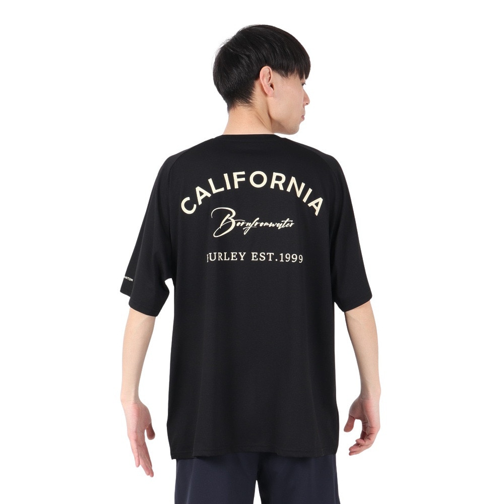 ハーレー（HURLEY）（メンズ）ファントム カリフォルニア オーバーサイズ 半袖 Tシャツ MUSS251031-BLK