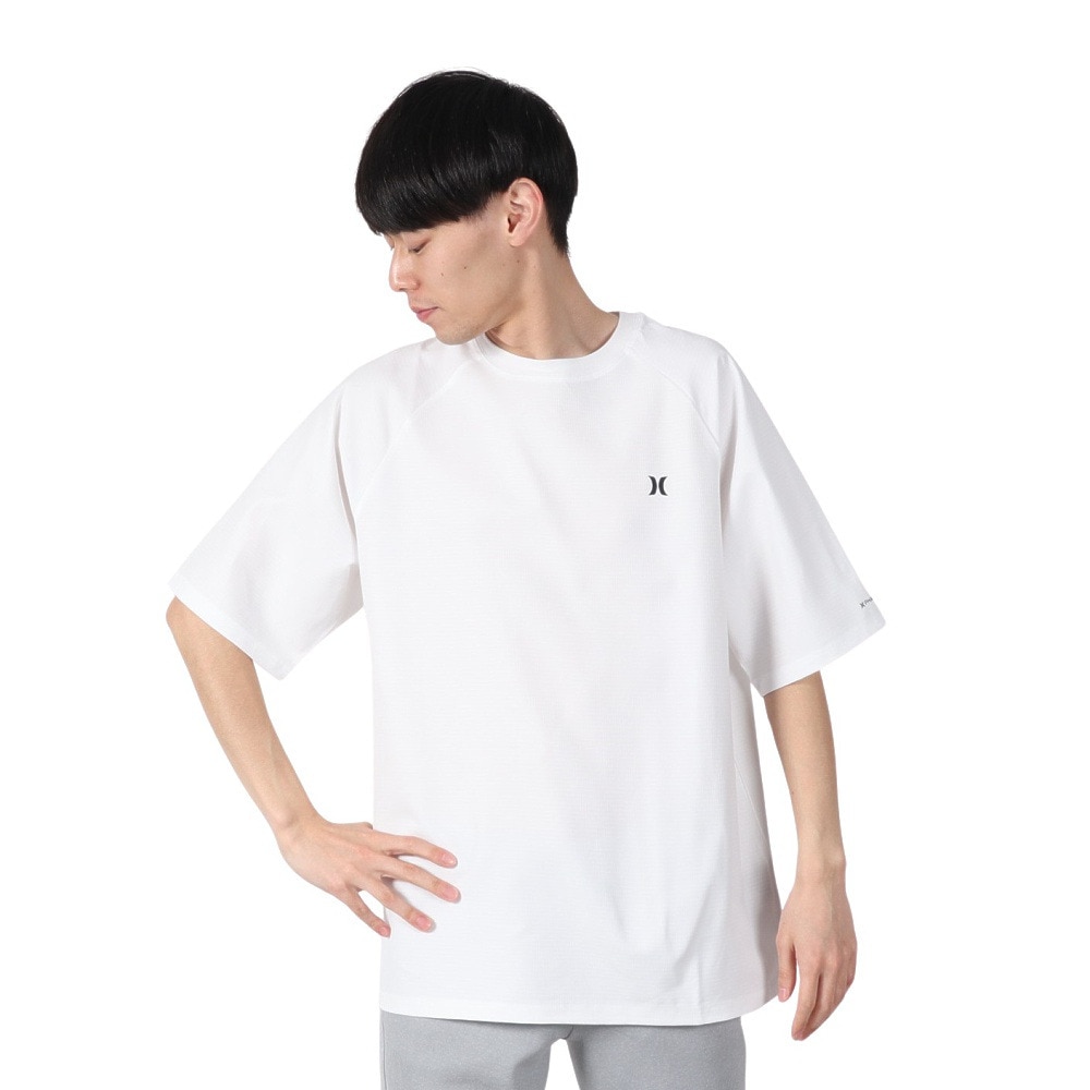 ハーレー（HURLEY）（メンズ）ファントム ズーマ オーバーサイズ 半袖 Tシャツ MUSS251089-WHT
