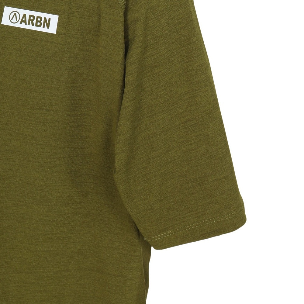 エアボーン（ARBN）（メンズ）ラッシュガード 半袖Tシャツ 水陸両用 AB25SSM-APP903OLV