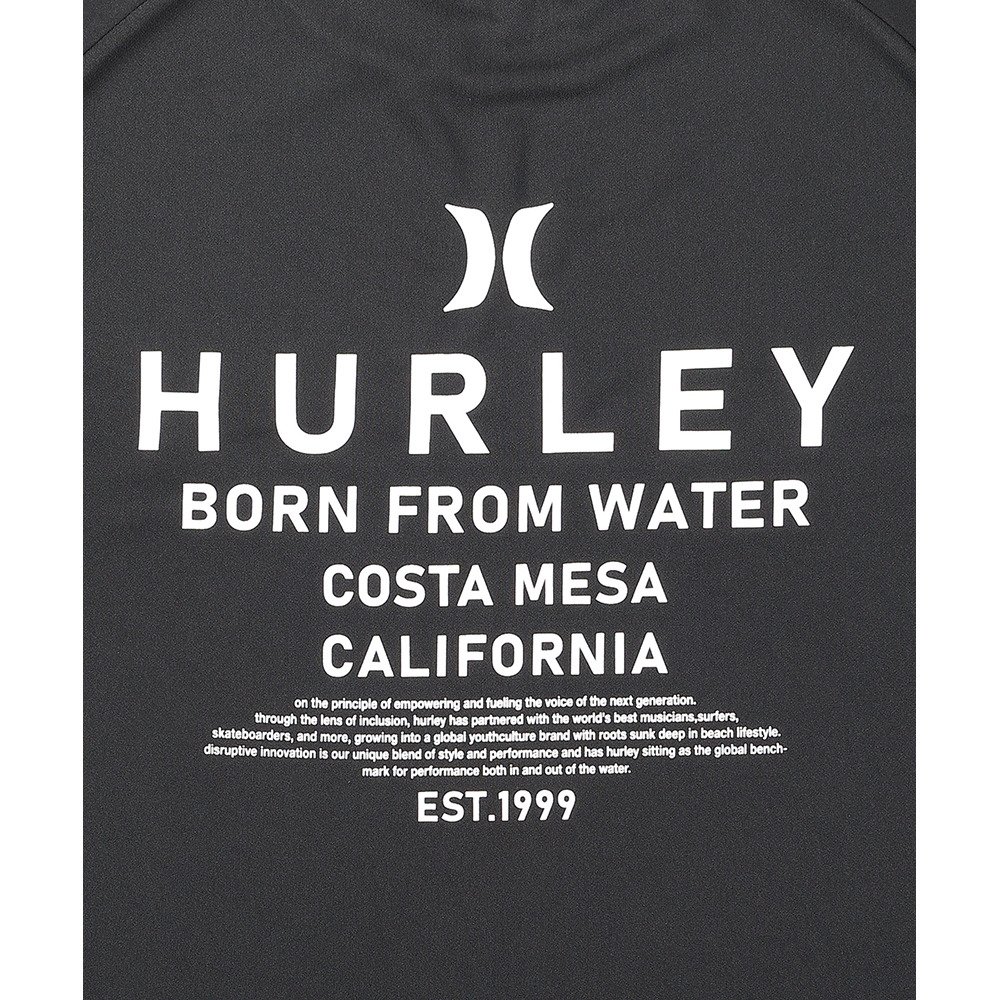 ハーレー（HURLEY）（メンズ）半袖 ラッシュ アーチロゴ ショートスリーブ Tシャツ MSRG261058-BKWH