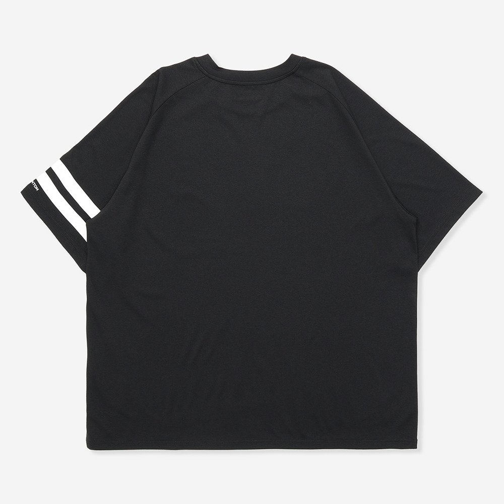 ハーレー（HURLEY）（メンズ）ラッシュガード 半袖 ファントム アイコン ブロックパーティ オーバーサイズ Tシャツ MUSS251023-BLK