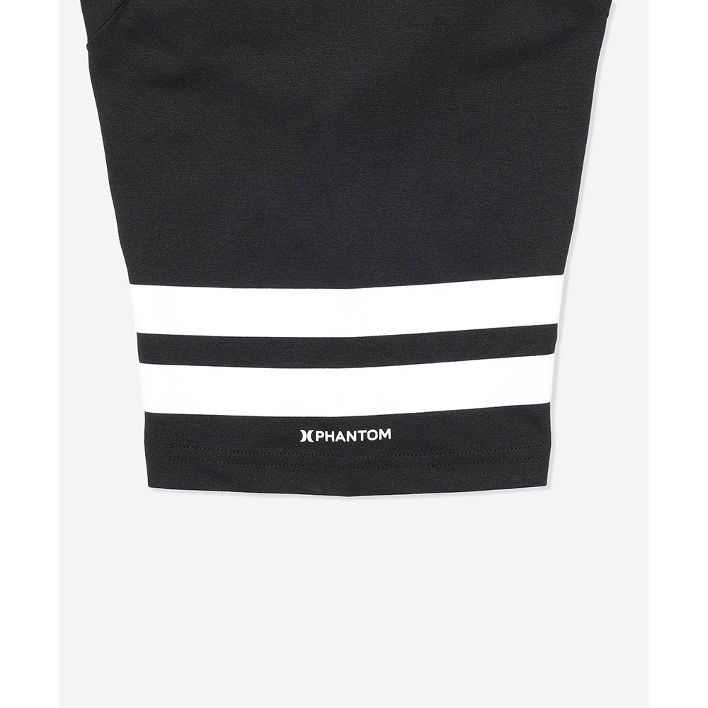 ハーレー（HURLEY）（メンズ）ラッシュガード 半袖 ファントム アイコン ブロックパーティ オーバーサイズ Tシャツ MUSS251023-BLK