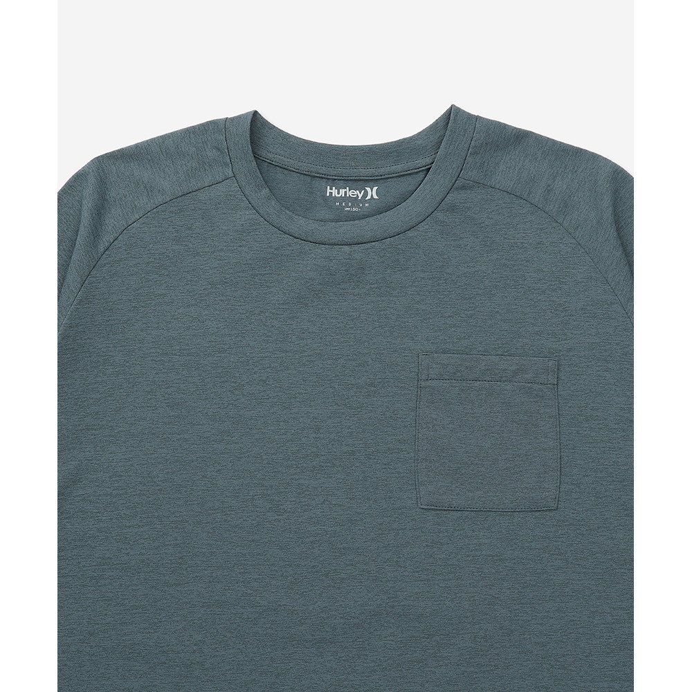 ハーレー（HURLEY）（メンズ）ラッシュガード 半袖 ファントム ポケット オーバーサイズ Tシャツ MUSS251027-PRB