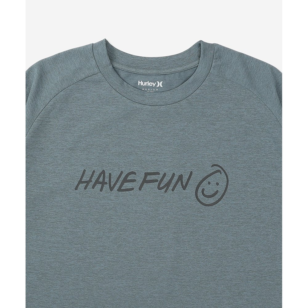ハーレー（HURLEY）（メンズ）ラッシュガード 半袖 ファントム ハブファン オーバーサイズ Tシャツ MUSS251028-PRB