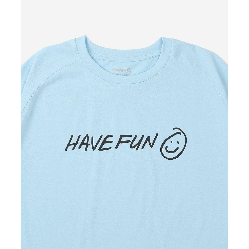 ハーレー（HURLEY）（メンズ）ラッシュガード 半袖 ファントム ハブファン オーバーサイズ Tシャツ MUSS251028-SNB