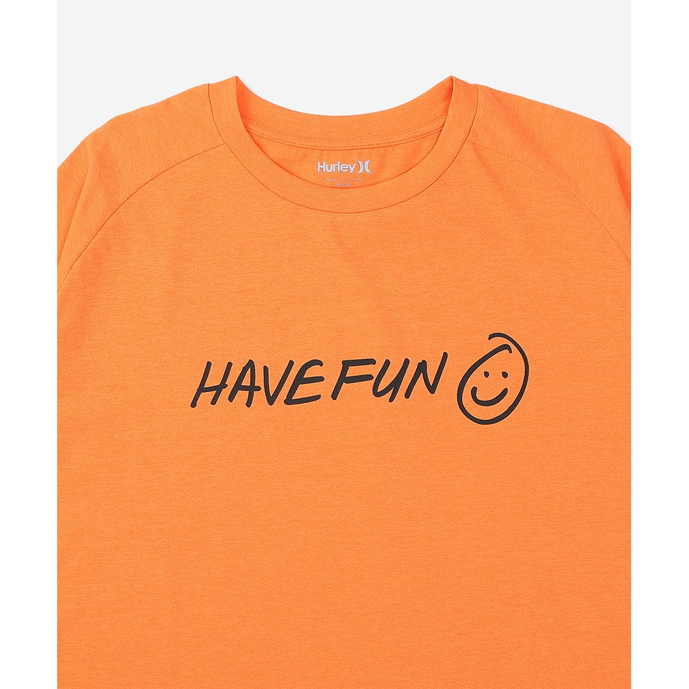 ハーレー（HURLEY）（メンズ）ラッシュガード 半袖 ファントム ハブファン オーバーサイズ Tシャツ MUSS251028-TGR