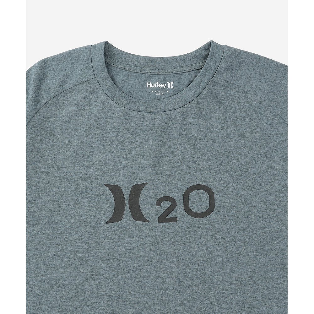 ハーレー（HURLEY）（メンズ）ラッシュガード 半袖 ファントム エイチツーオー オーバーサイズ Tシャツ MUSS251029-PRB