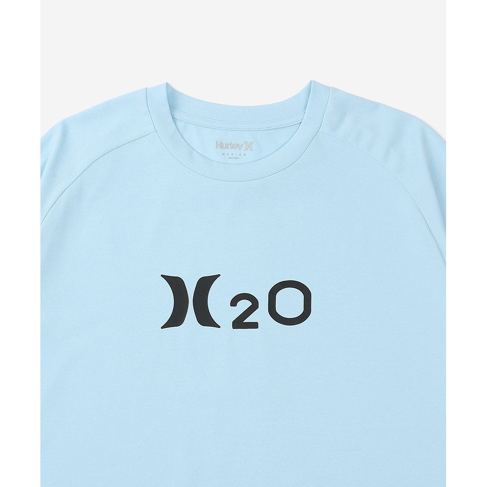 ハーレー（HURLEY）（メンズ）ラッシュガード 半袖 ファントム エイチツーオー オーバーサイズ Tシャツ MUSS251029-SNB
