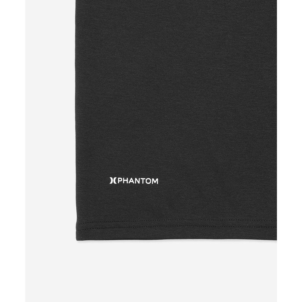 ハーレー（HURLEY）（メンズ）ラッシュガード PHANTOM バック アーチ オーバーサイズ 半袖Tシャツ MUSS251035-BLK