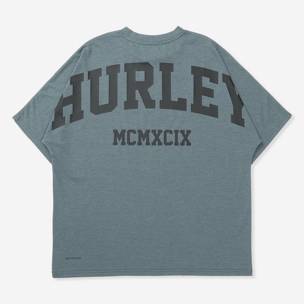 ハーレー（HURLEY）（メンズ）ラッシュガード PHANTOM バック アーチ オーバーサイズ 半袖Tシャツ MUSS251035-PRB