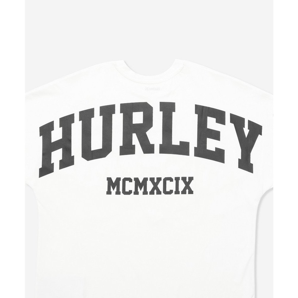ハーレー（HURLEY）（メンズ）ラッシュガード PHANTOM バック アーチ オーバーサイズ 半袖Tシャツ MUSS251035-WHT