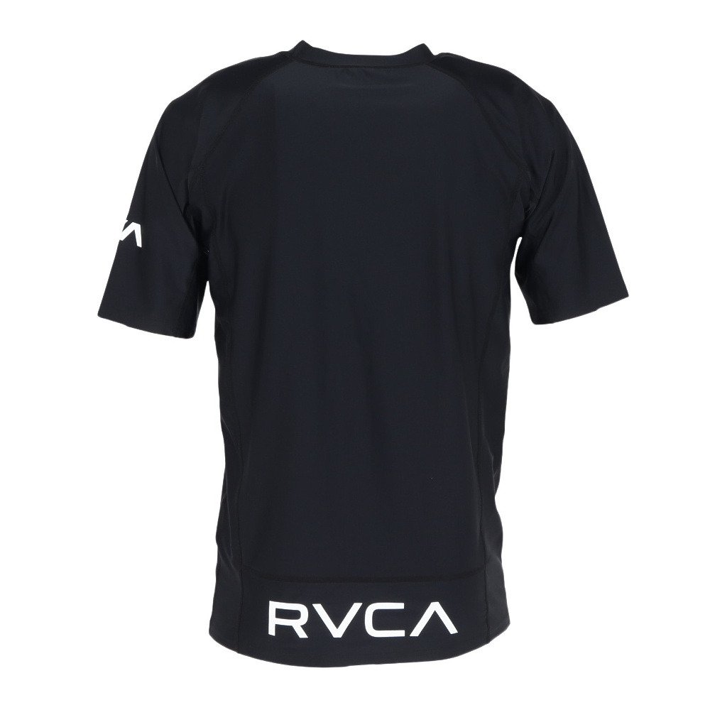 ルーカ（RVCA）（メンズ）水陸両用 NATURE INDUSTRY VA 半袖ラッシュガード BG04A850 BLK