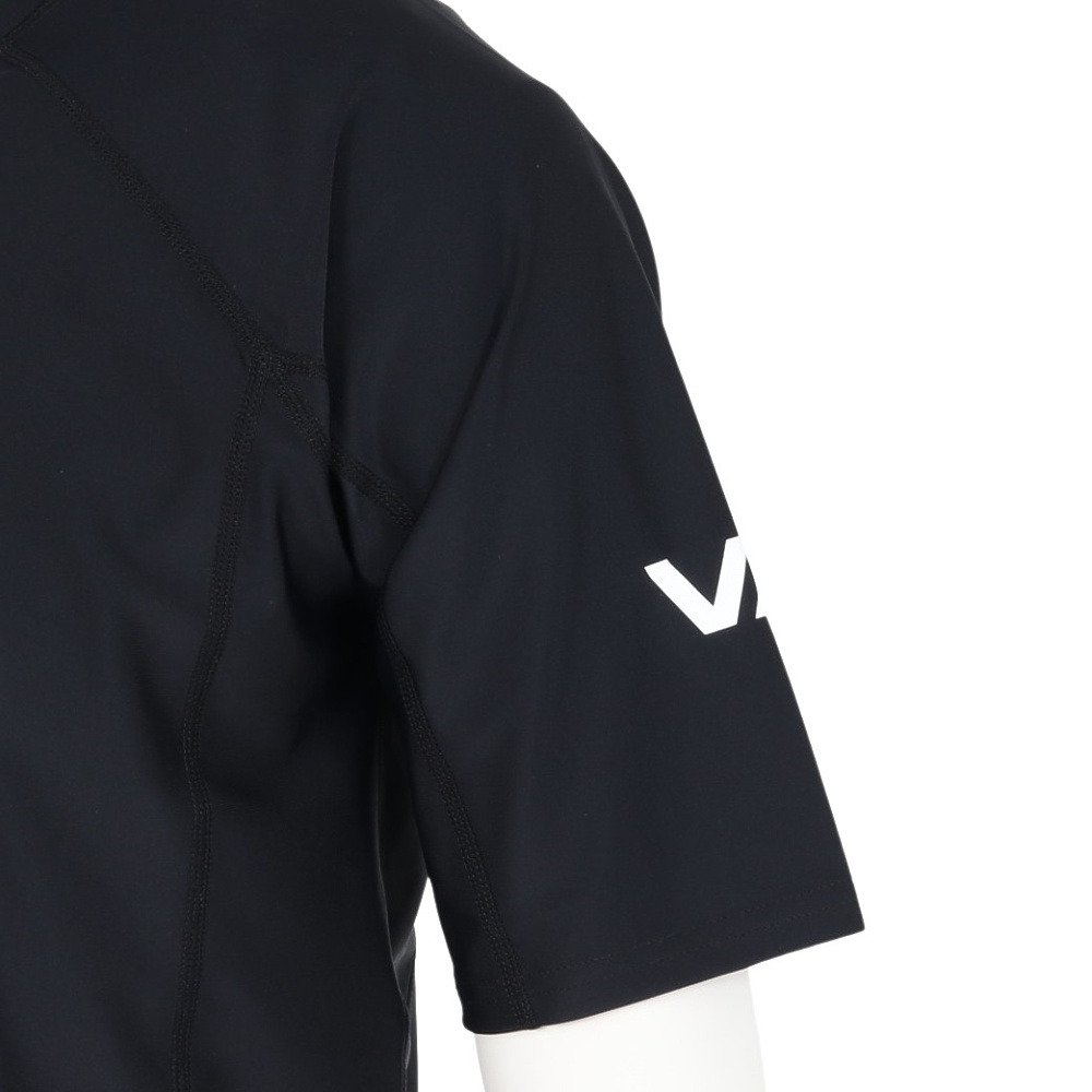 ルーカ（RVCA）（メンズ）水陸両用 NATURE INDUSTRY VA 半袖ラッシュガード BG04A850 BLK