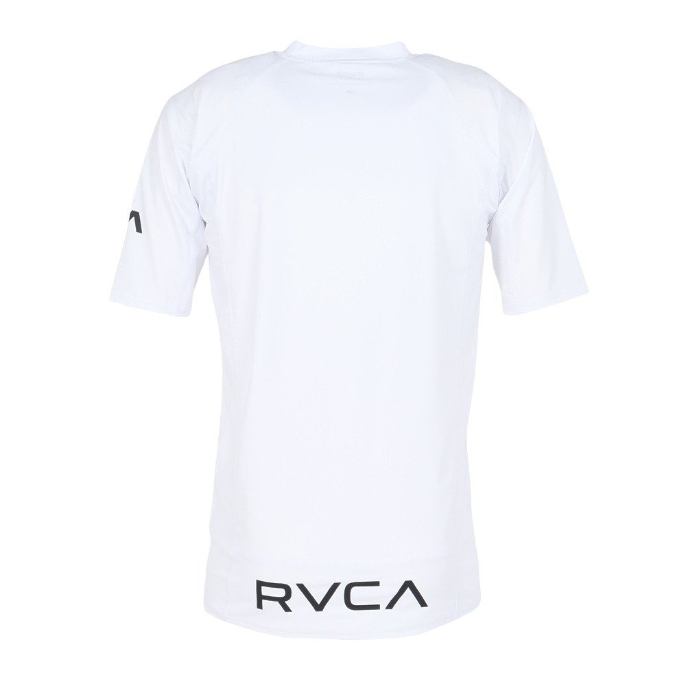 ルーカ（RVCA）（メンズ）水陸両用 NATURE INDUSTRY VA 半袖ラッシュガード BG04A850 WHT