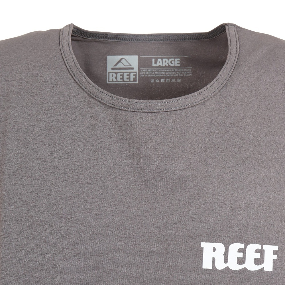 リーフ（REEF）（メンズ）ラッシュガード タンクトップ ロゴ UVカット 紫外線対策 RFTEM2322 CHARCOAL L