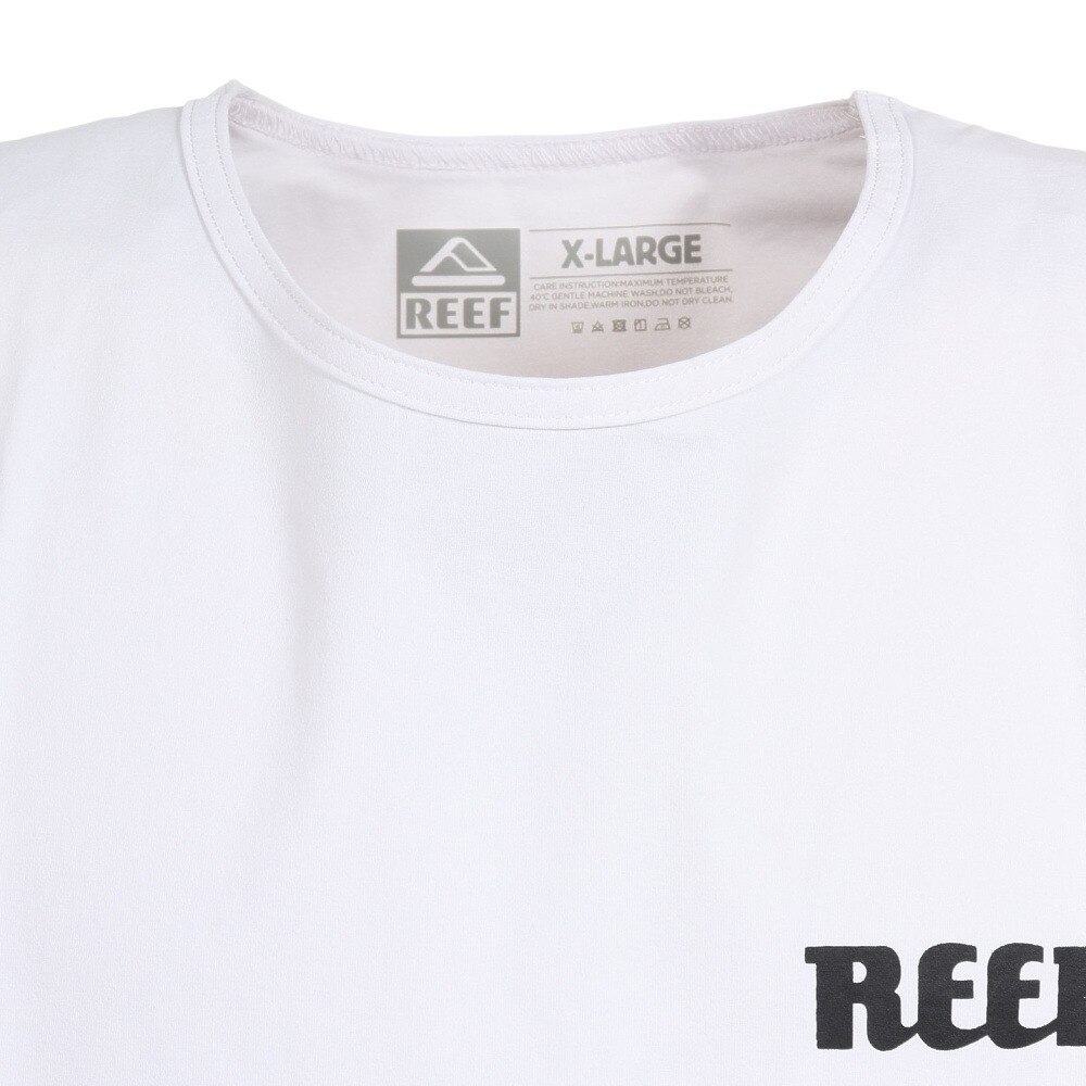 リーフ（REEF）（メンズ）ラッシュガード タンクトップ ロゴ UVカット 紫外線対策 RFTEM2322 WHT LL