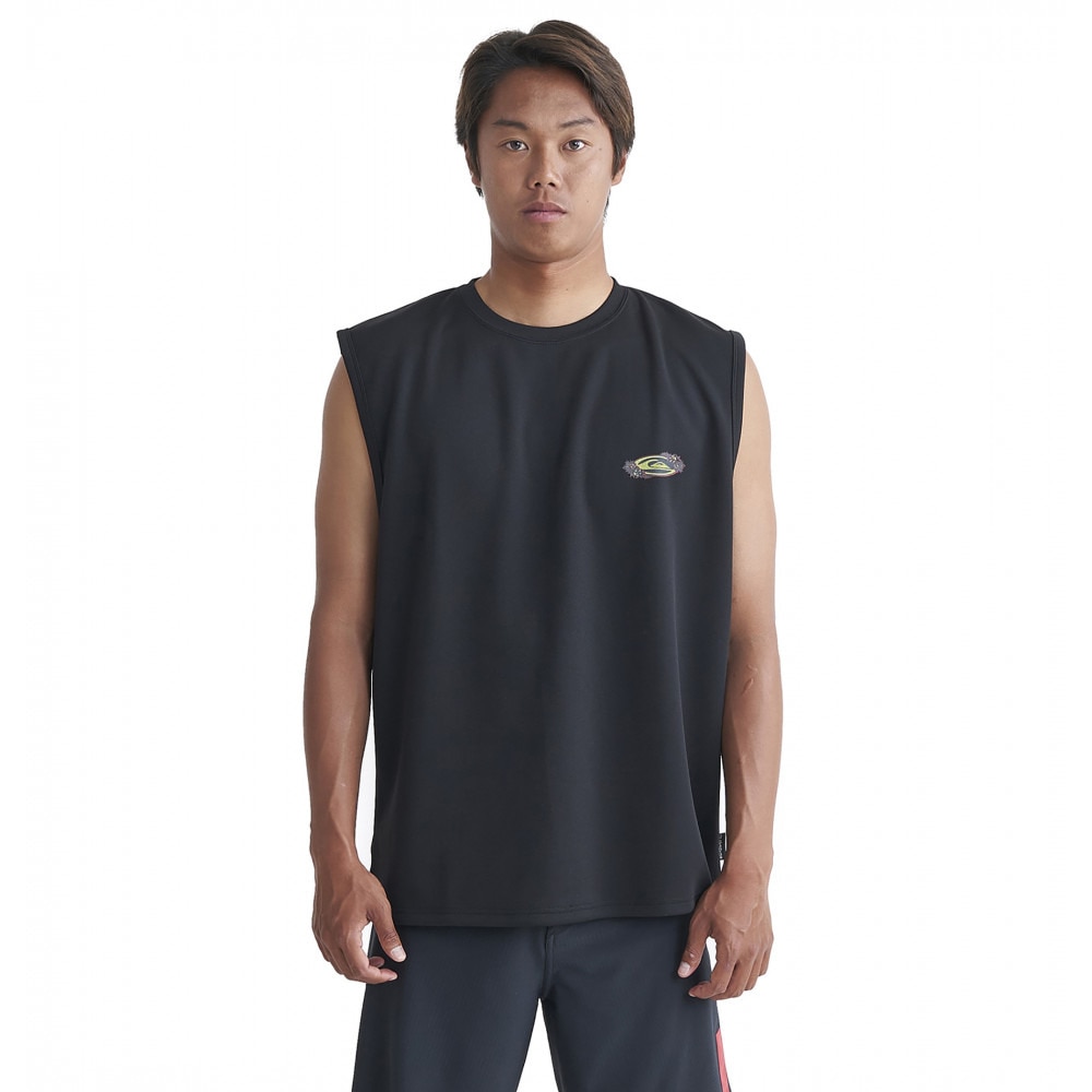 クイックシルバー（Quiksilver）（メンズ）ラッシュガード ノースリーブ TC SNAP SL 24SP QLY241006 BLK