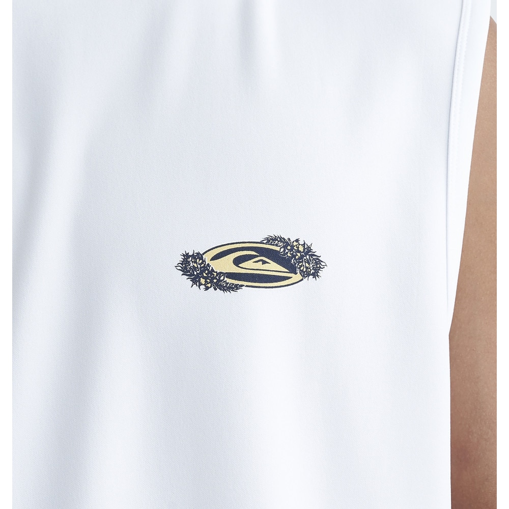 クイックシルバー（Quiksilver）（メンズ）ラッシュガード ノースリーブ 袖なし UVカット TC SNAP SL 24SP QLY241006 WHT